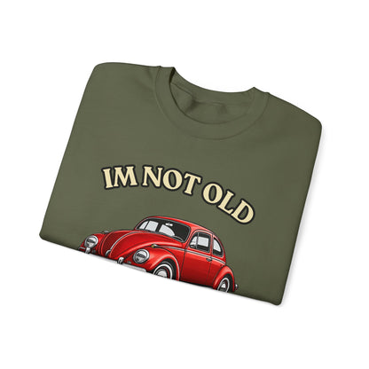Baujahr 1976 Sweatshirt – I'm Not Old I'm Classic – Vintage Käfer Auto zum 50. Geburtstag