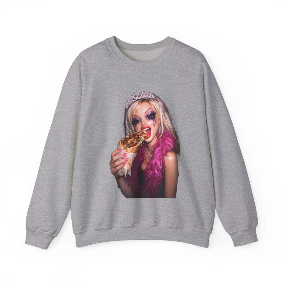 Princess Punk Sweatshirt – Freches Party-Motiv mit Drag-Queen-Glam