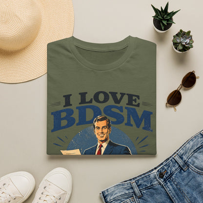 I Love BDSM Shirt Herren – Lustiges Vertrieb Marketing Geschenk