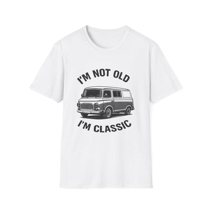 True Insights T-Shirt Barkas 100 Oldtimer Transporter DDR Spruch Im Not Old Im Classic in Weiß