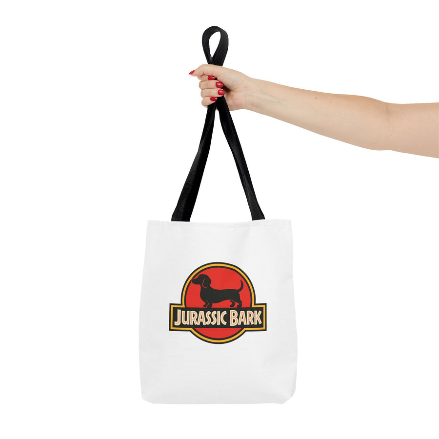 Jurassic Bark Tote Bag – Sac en tissu teckel parodie, cadeau drôle pour amoureux des chiens & fans de teckels