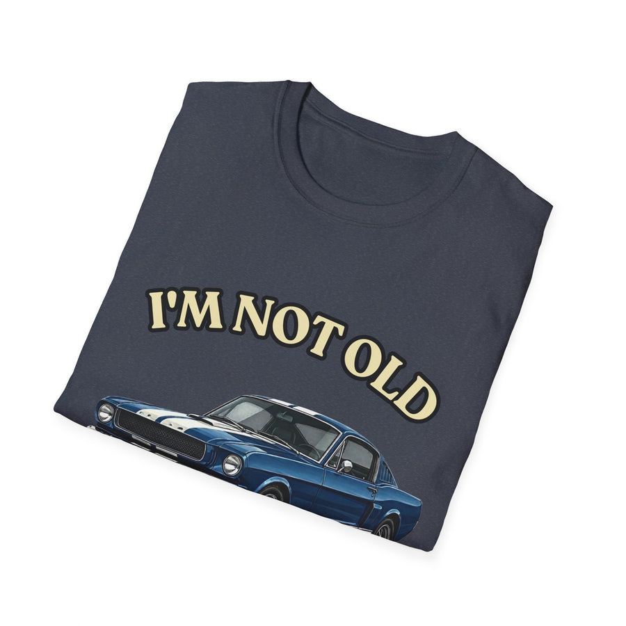 True Insights Geschenk zum 40. Geburtstag – T-Shirt Jahrgang 1987 Muscle Car | I'm Not Old I'm Classic