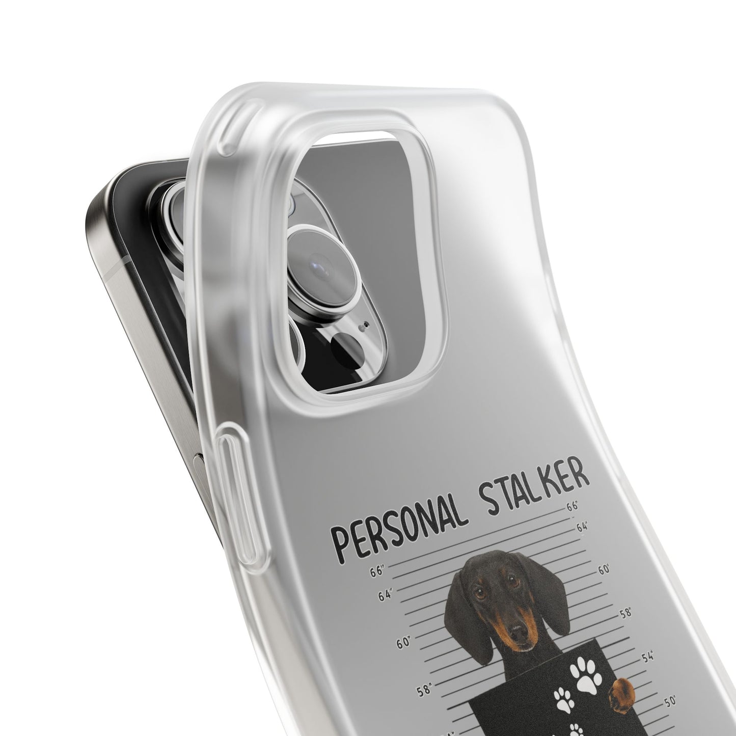 Dackel Handyhülle – Lustiges Personal Stalker Design für iPhone & Samsung