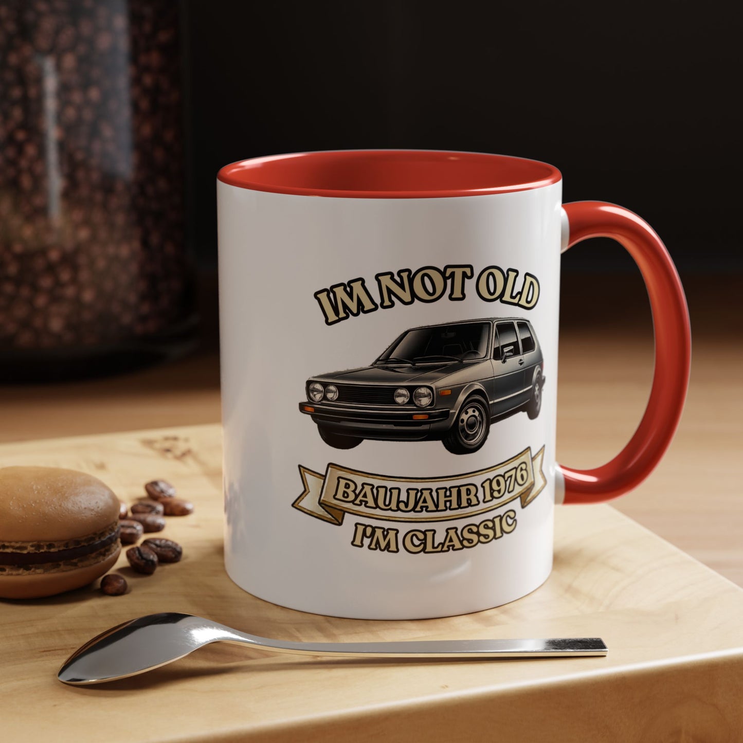 Tasse Baujahr 1976 - I'm Not Old I'm Classic - Oldtimer Kaffeebecher zum 50. Geburtstag