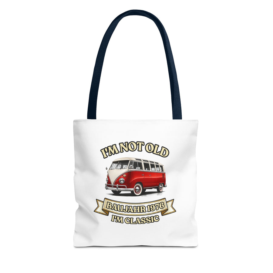Born in 1976 Tote Bag – 50th Birthday Gift | VW Bus