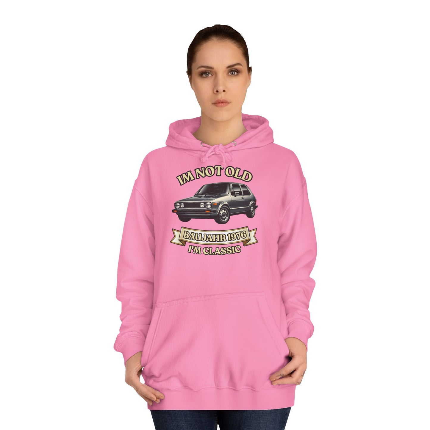I'm Not Old I'm Classic Hoodie Baujahr 1976 – 50. Geburtstag Oldtimer Auto Kapuzenpullover für Männer & Frauen