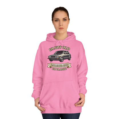 I'm Not Old I'm Classic Hoodie Baujahr 1976 – 50. Geburtstag Oldtimer Auto Kapuzenpullover für Männer & Frauen