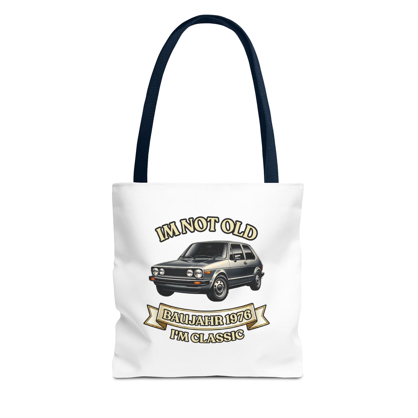 Tote Bag Baujahr 1976 - I'm Not Old I'm Classic - Oldtimer Stoffbeutel zum 50. Geburtstag, Geschenk für Autofans
