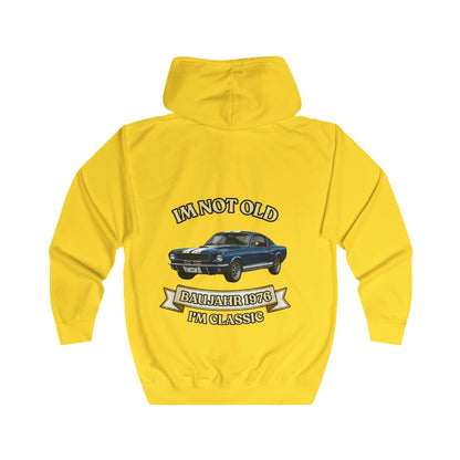 Zip Hoodie Baujahr 1976 - I'm Not Old I'm Classic - Oldtimer Muscle Car - Geschenk zum 50. Geburtstag