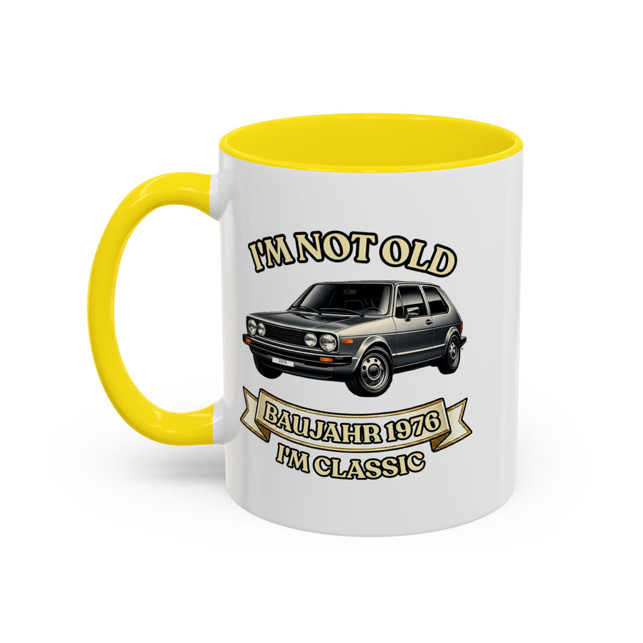 Born in 1976 Mug – 50th Birthday Gift | Classic Car