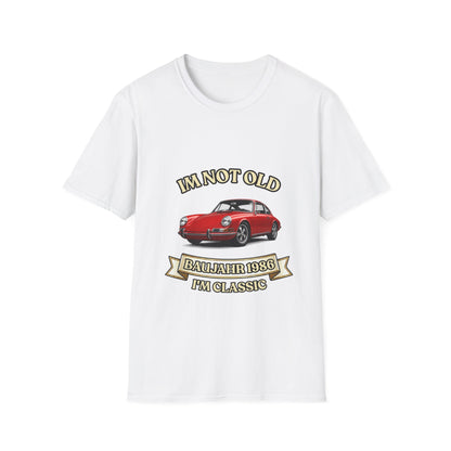 I'm Not Old I'm Classic T-Shirt Baujahr 1986 - Roter Klassiker Sportwagen Geschenk zum 40 Geburtstag