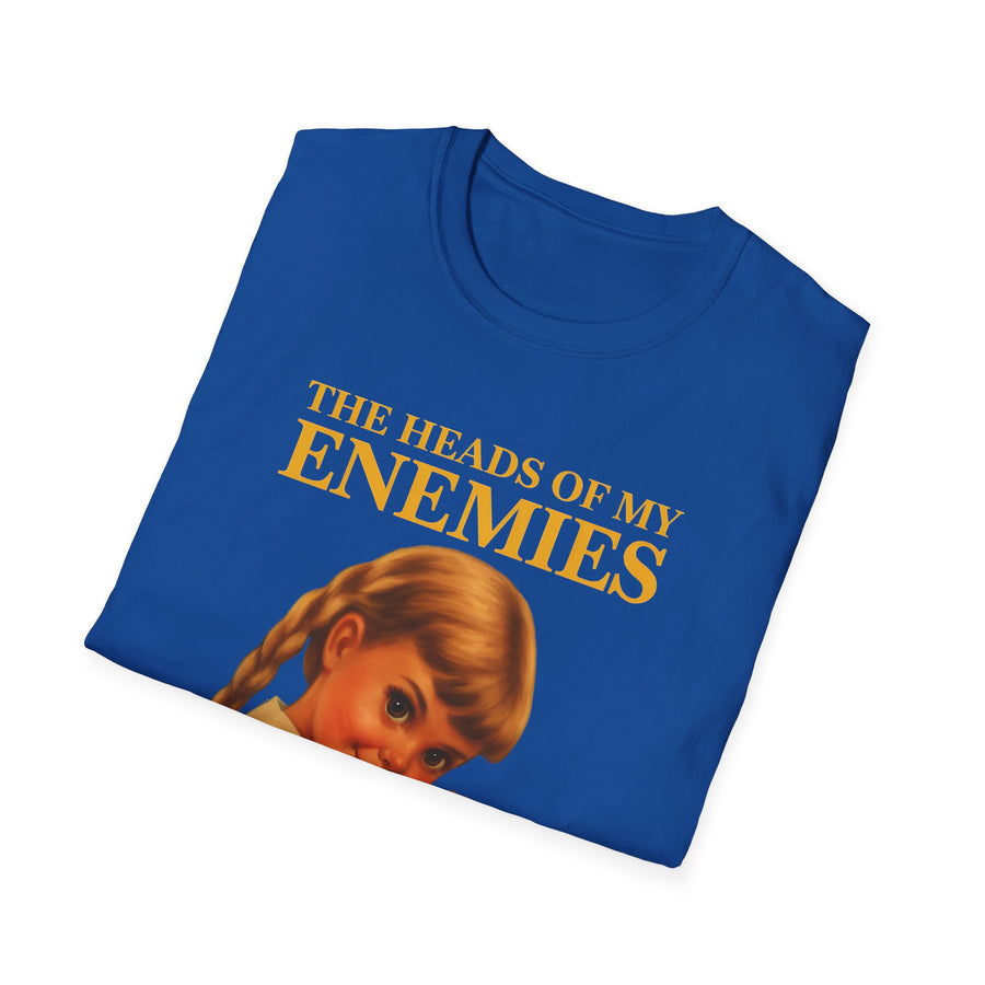 T-shirt satirique The Heads of My Enemies - Humour noir design rétro