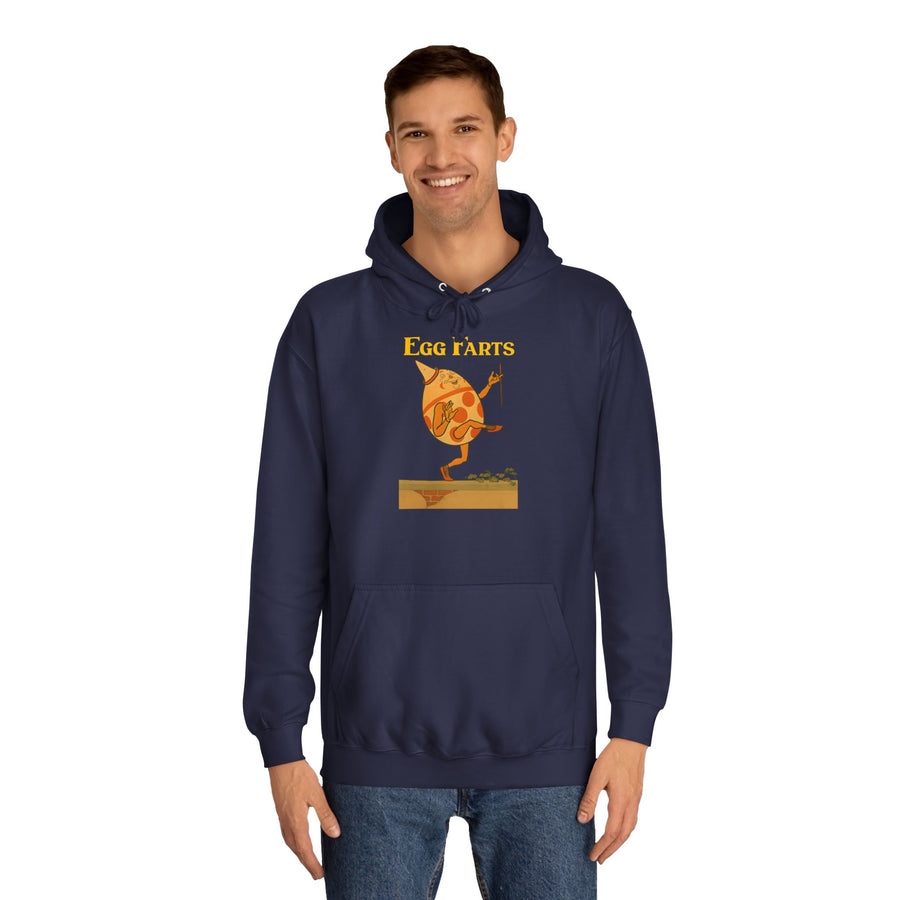 True Insights Egg Farts Hoodie – Surreales Retro-Ei-Motiv