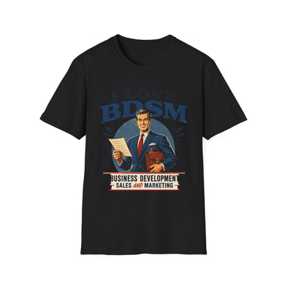I Love BDSM Shirt Herren – Lustiges Vertrieb Marketing Geschenk