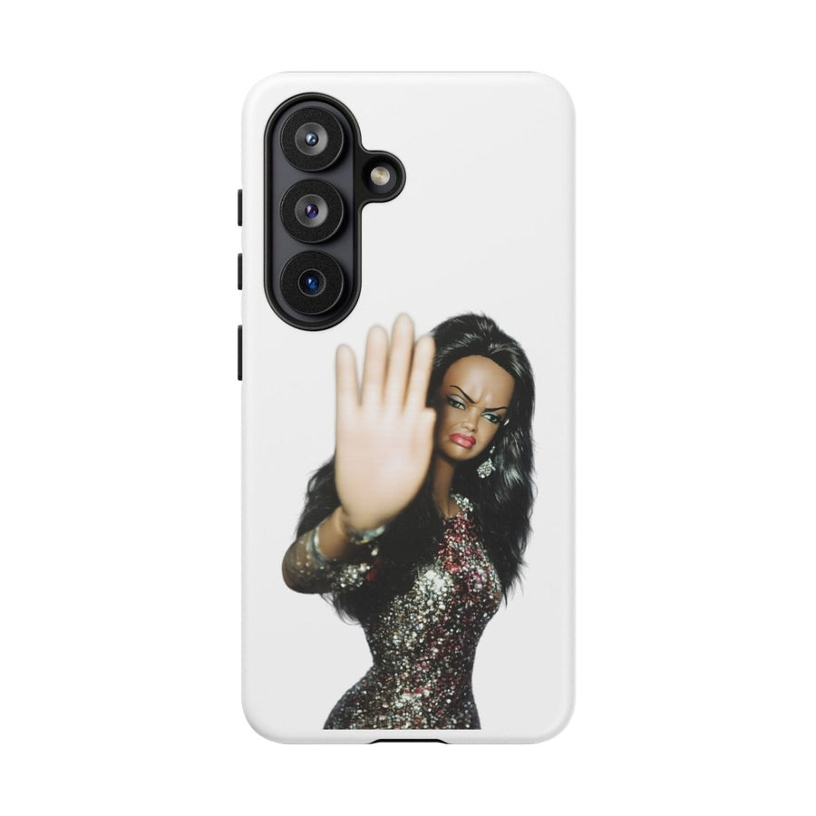 Coque de téléphone humoristique Talk to the Hand Doll – Coque effrontée pour iPhone & Samsung
