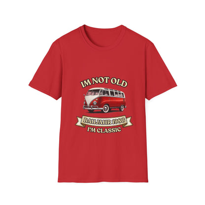 I'm Not Old I'm Classic Baujahr 1986 T-Shirt – Retro Bulli Bus 40. Geburtstag Geschenk Unisex Shirt