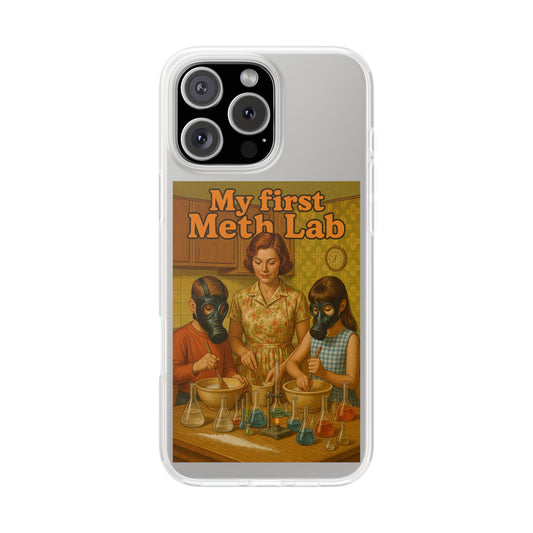 Satirisches Familienmotiv mit Chemie-Charme – stoßfest, kabellos ladbar & herrlich provokant.-Phone Case-True Insights