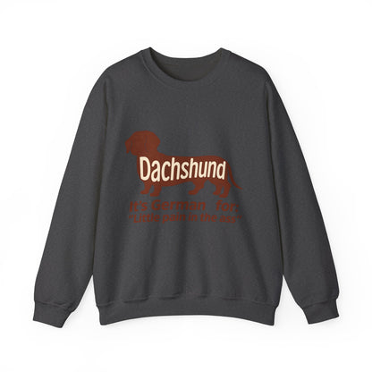 Dackel-Humor für Kenner: Sweatshirt mit frechem Spruch und kultigem Design – ideal für Hundefreunde mit Ironie. – Lustiges Sweatshirt | True Insights – Bild 8