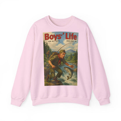 Vintage Motiv – Vintage „Boys’ Life“ Sweatshirt – Retro Pfadfinder-Motiv von 1950 | True Insights Design mit Humor