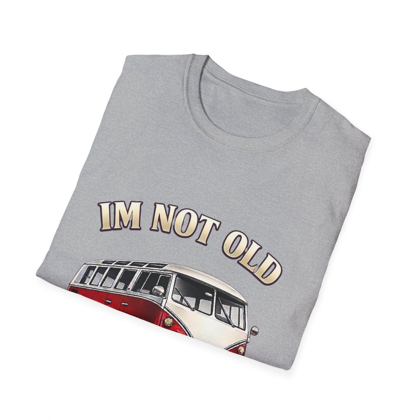 True Insights T-Shirt Oldtimer Bus Motiv Im Not Old Im Classic, lässige Geschenkidee für Fans