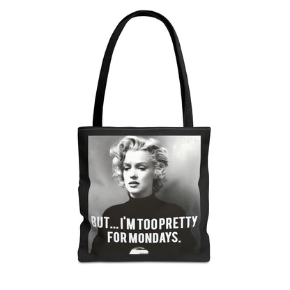 Vintage Damen T-Shirt – Too Pretty for Mondays – Retro Desig