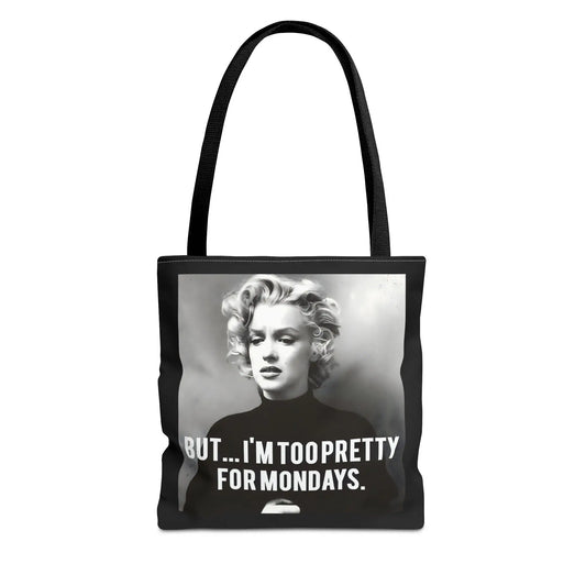 Vintage Damen T-Shirt – Too Pretty for Mondays – Retro Desig