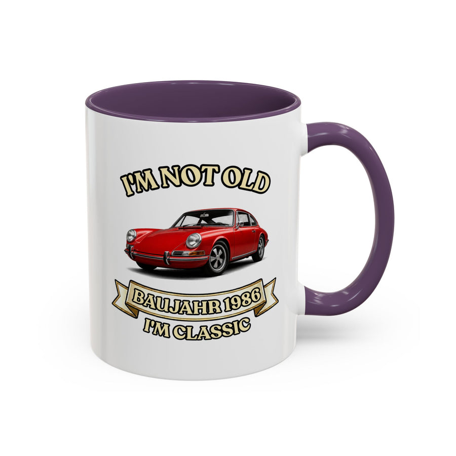 Geschenk zum 40. Geburtstag – Tasse Jahrgang 1986 Porsche 911