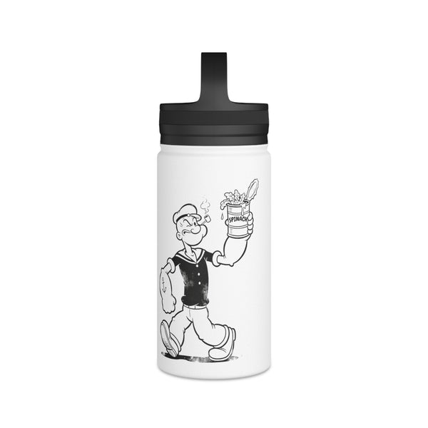 Gourde inox Popeye Épinards – Bouteille isotherme culte