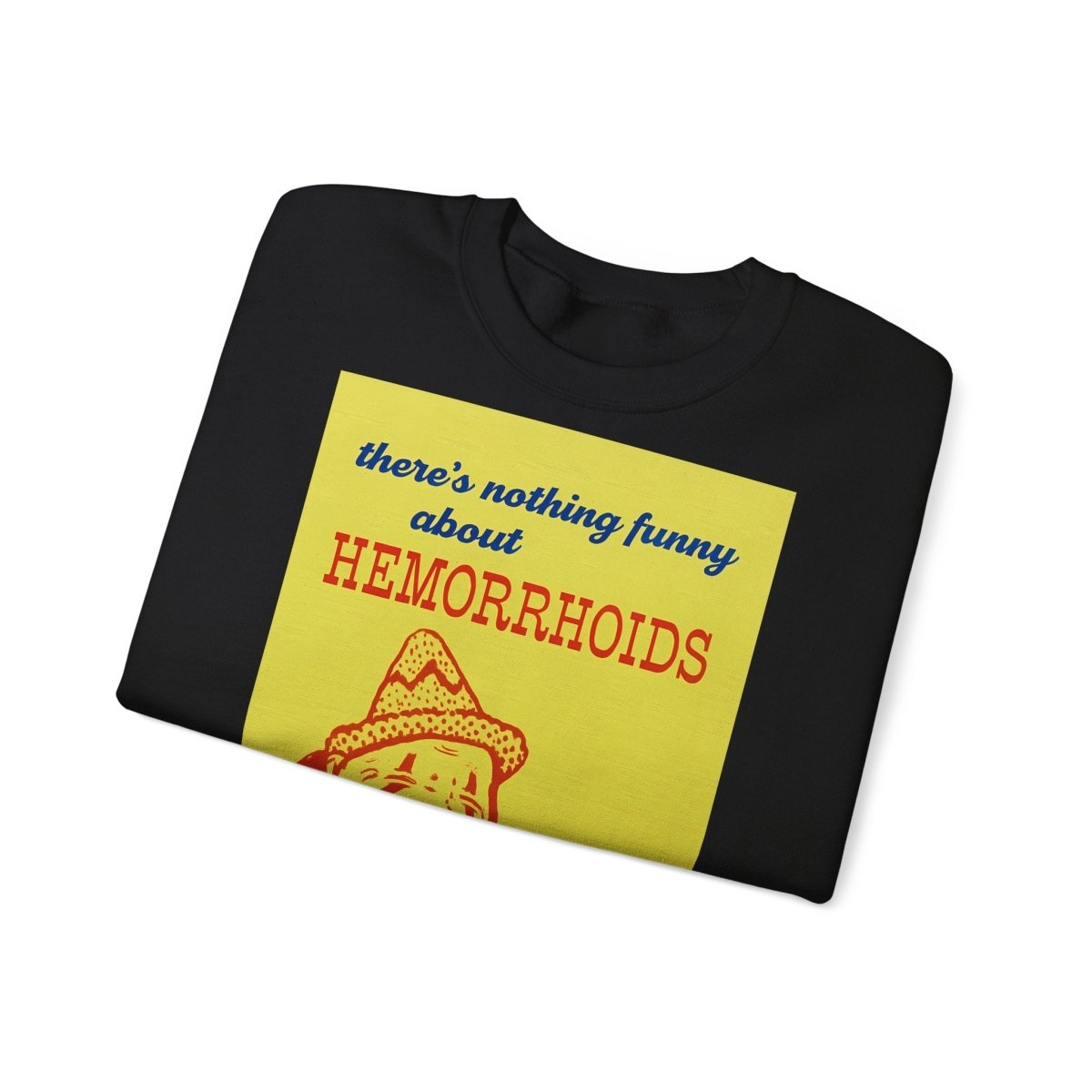 Sweatshirt – There's Nothing Funny About Hemorrhoids – Satire-Hoodie mit Clown-Motiv | True Insights Design mit Humor