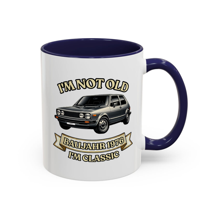 Born in 1976 Mug – 50th Birthday Gift | Classic Car