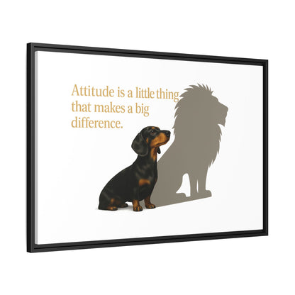 Inspirierendes Wandmotiv mit klarer Botschaft – ruhig, positiv und ideal für moderne Wohnräume.