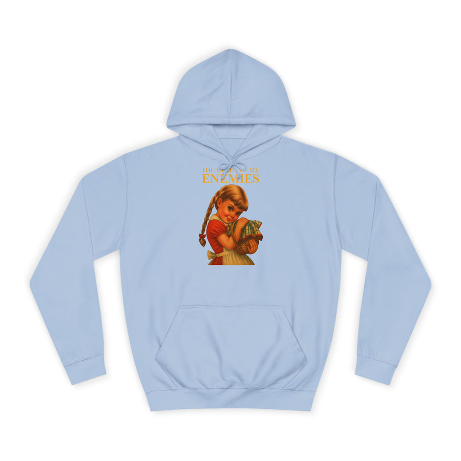 True Insights The Heads of My Enemies Hoodie – Retro-Satire im Kinderbuch-Stil