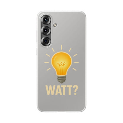 WATT? Handyhülle mit Glühbirnen-Motiv | Lustiger Schutz für Technik-Nerds & Elektrotypen-Phone Case-True Insights