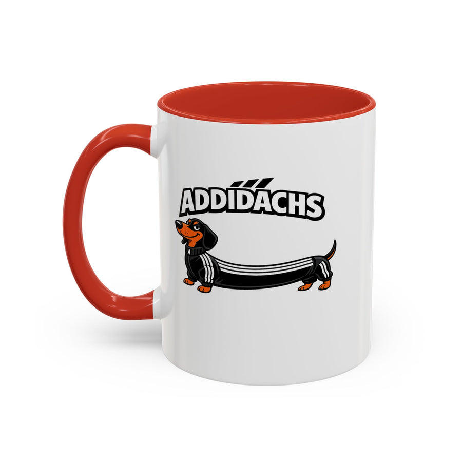 Mug Teckel Rigolo 'ADDIDACHS' - Tasse Chien Sportif pour Amoureux des Teckels