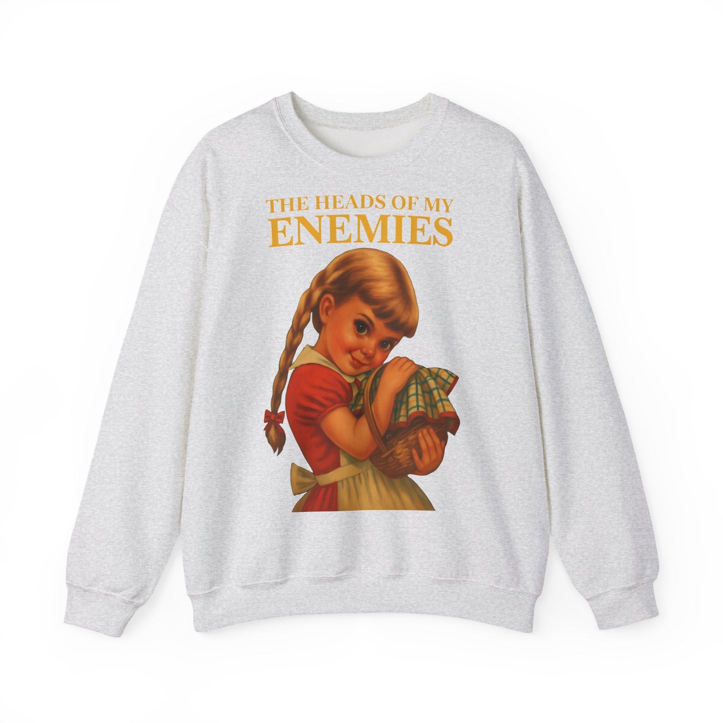 Sweatshirt “The Heads of My Enemies” – Subversive art to wear