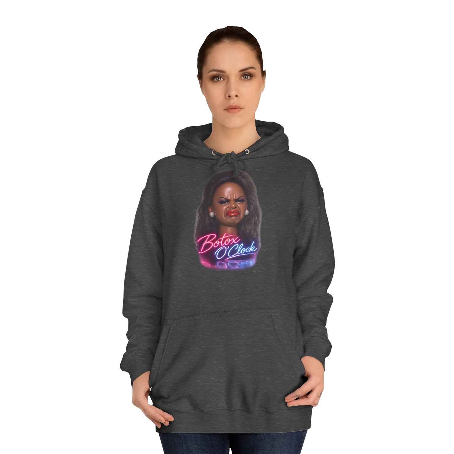 Botox O'Clock Hoodie – Lustiges Neon Beauty Motiv für Botox-Fans, Damen & Herren Geschenk