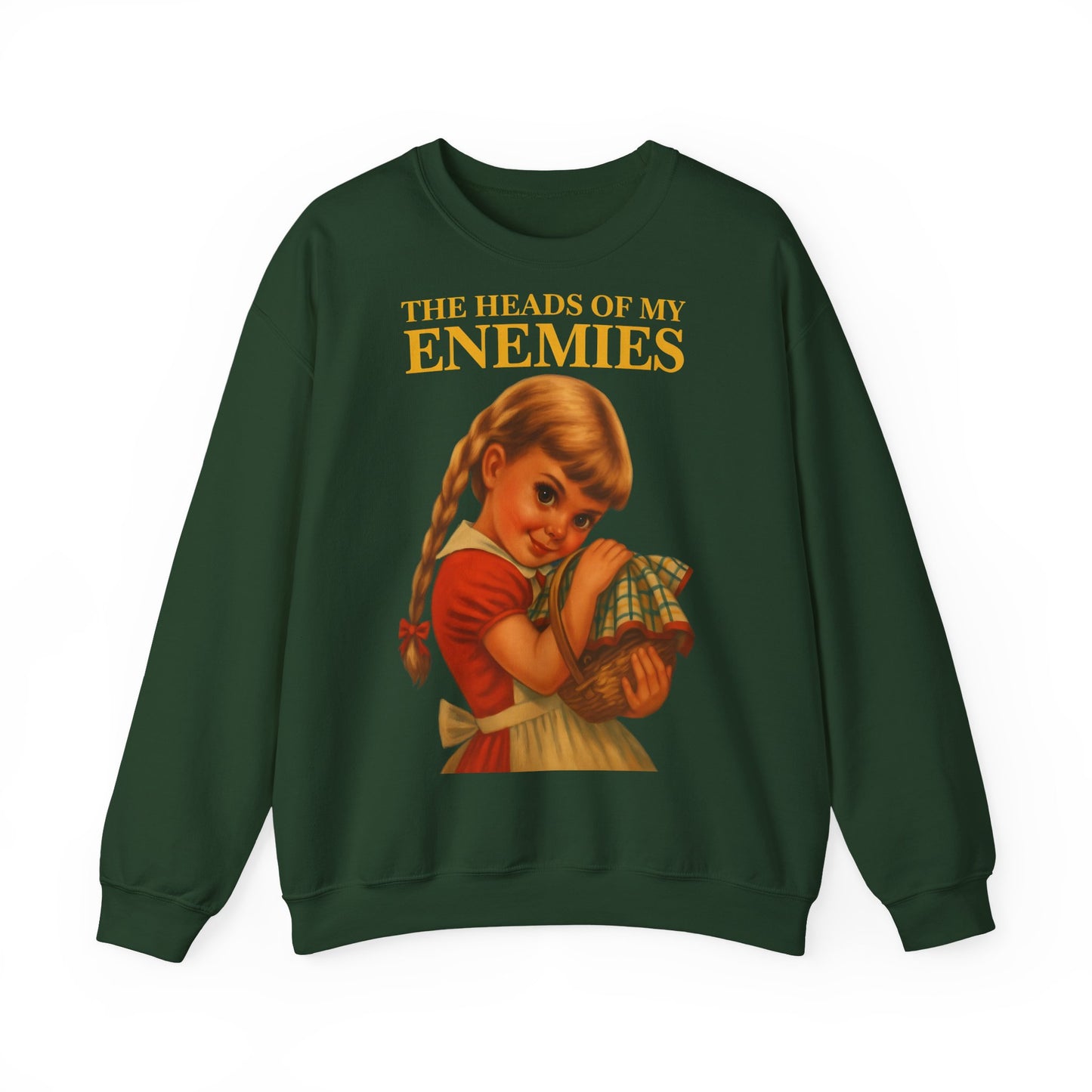 Sweatshirt “The Heads of My Enemies” – Subversive art to wear