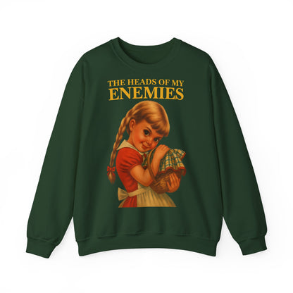 Sweatshirt “The Heads of My Enemies” – Subversive art to wear
