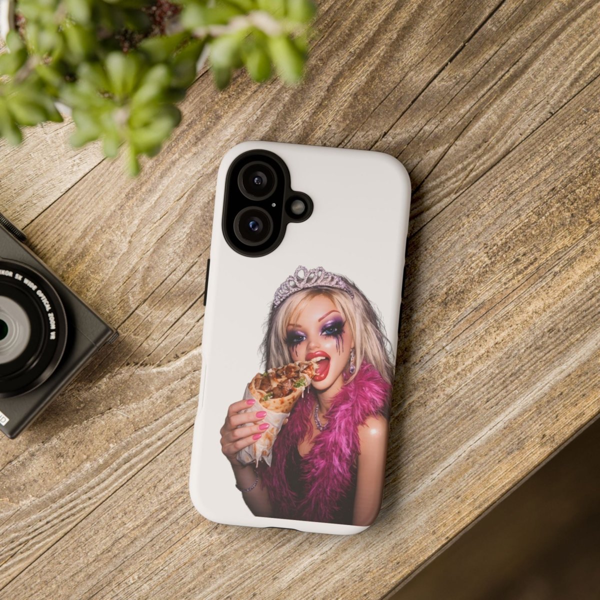 Lustige Handyhülle Doll Döner Queen  Witziges Doll Motiv
