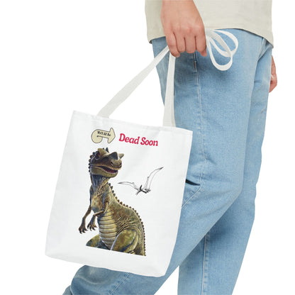 We'll All Be Dead Soon T-Shirt Unisex – Lustiges Dinosaurier Statement Shirt mit Flugsaurier, Sarkasmus & Nihilismus