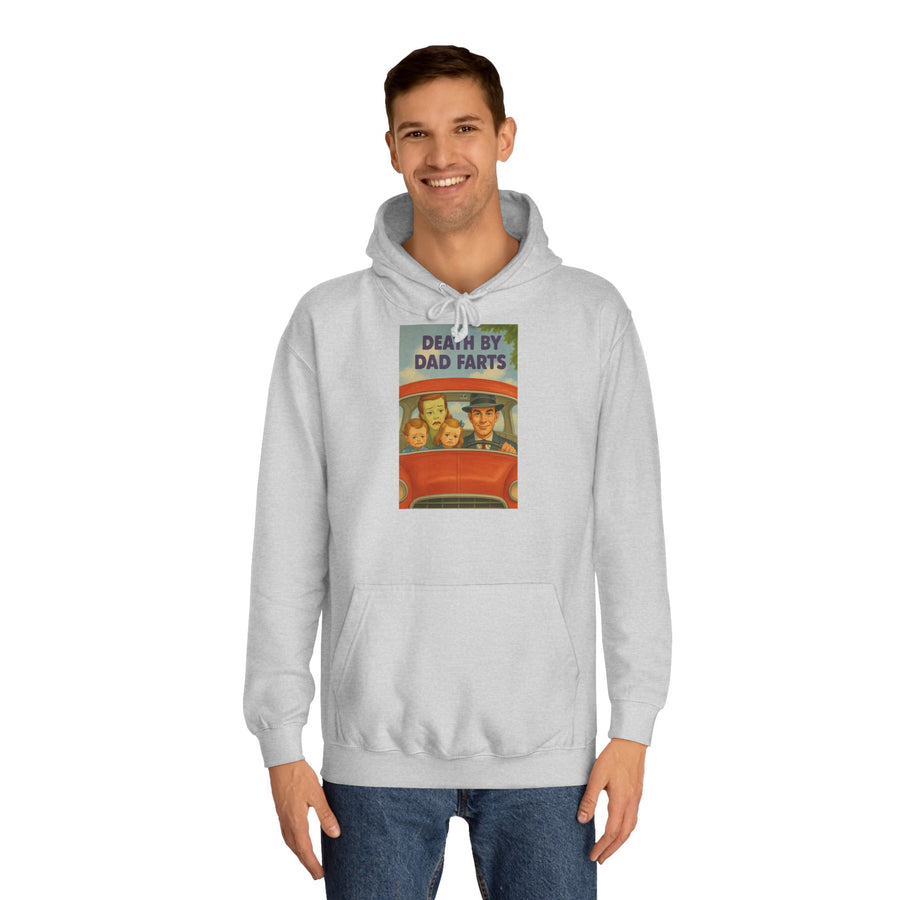 True Insights Death by Dad Farts Hoodie – Retro-Familiendrama mit schwarzem Humor