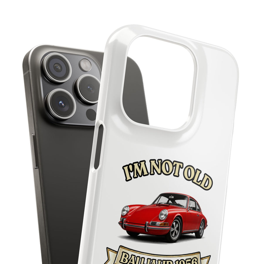 True Insights Jahrgang 1956 Handyhülle Roter Sportwagen