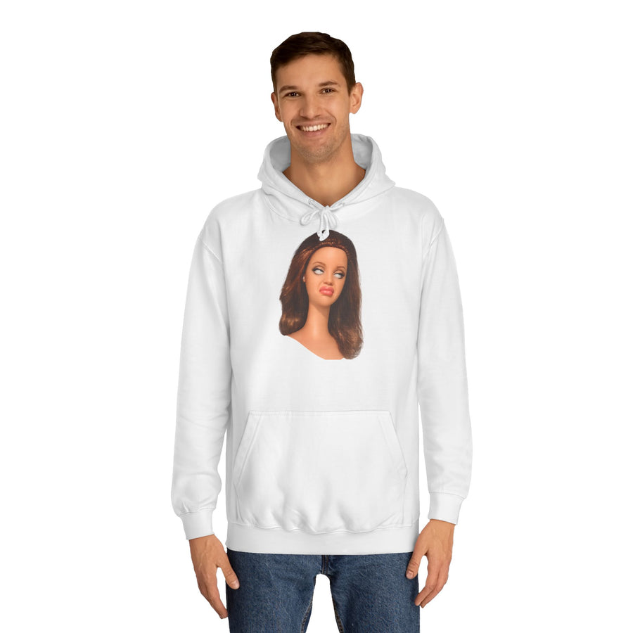 Funny Doll Meme Hoodie | Annoyed Face | Sarcastic Barbie Face Hoodie for Women