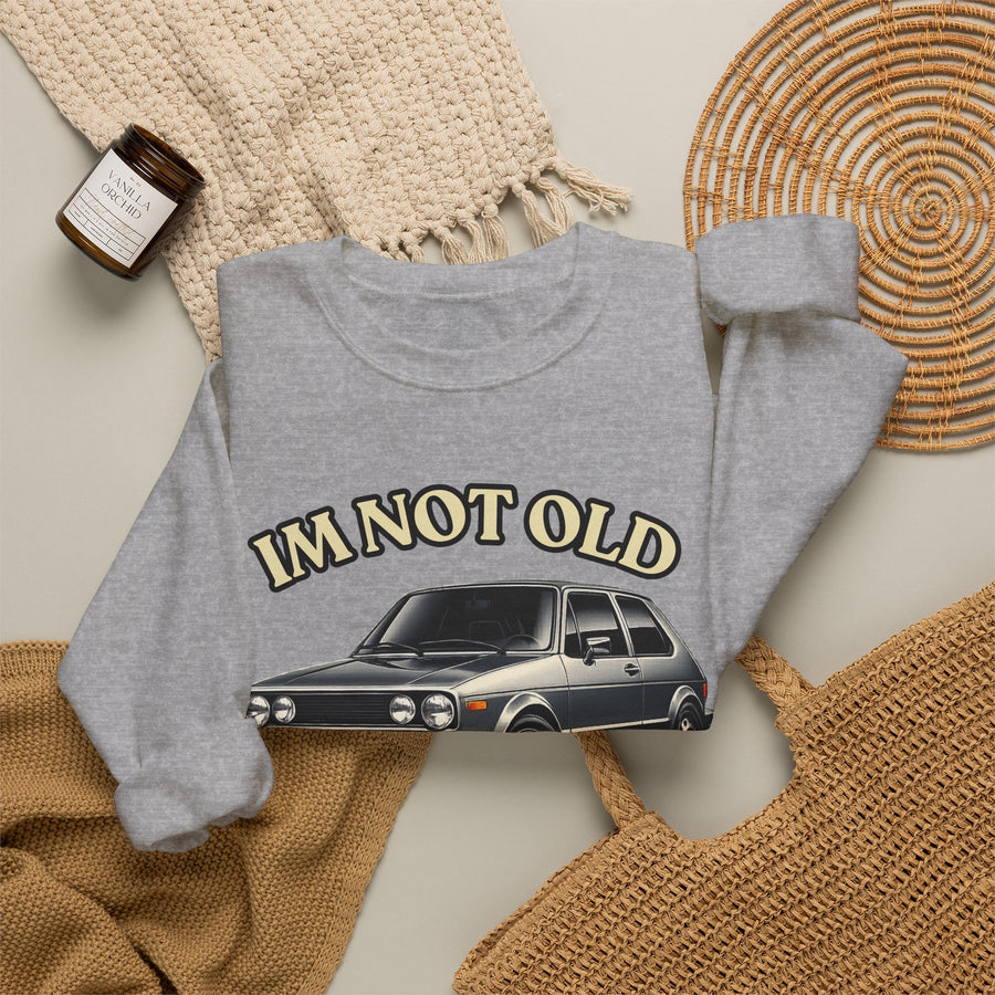 Oldtimer Sweatshirt – Abraham & Sarah cadeau 50 jaar