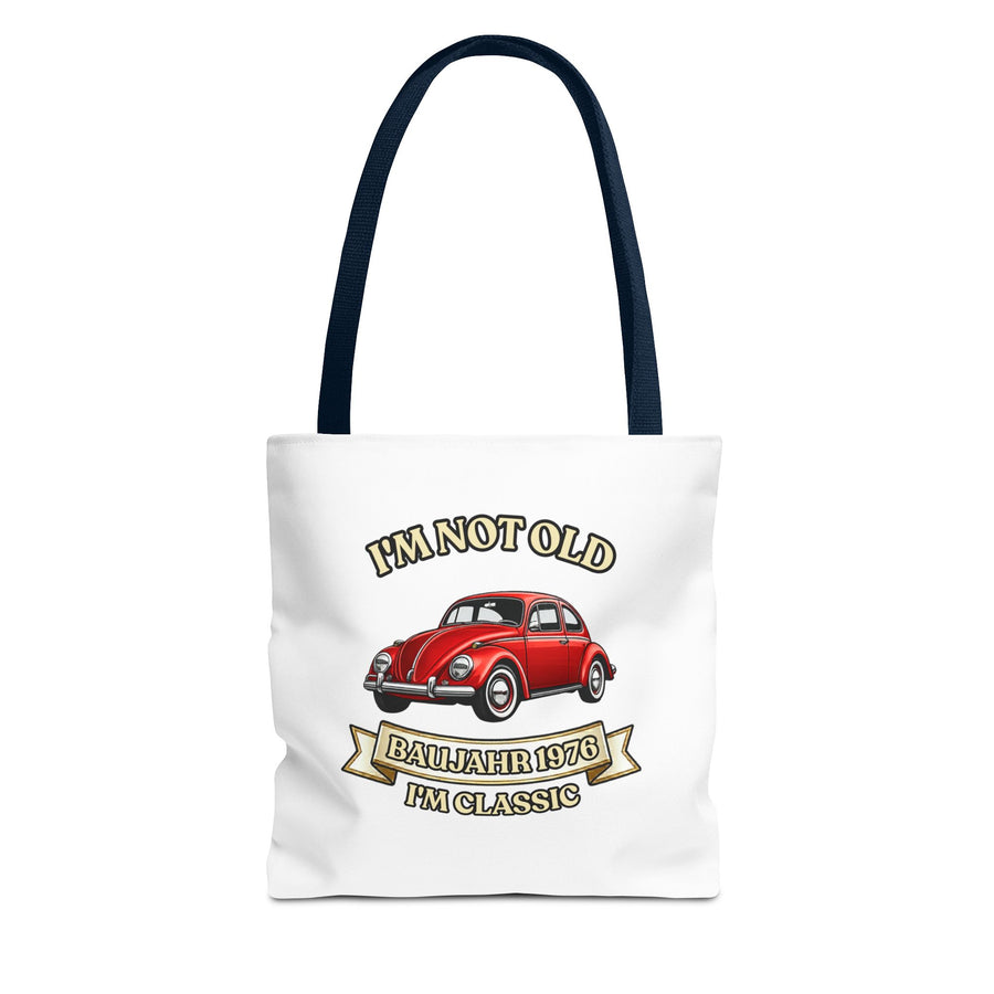 Born in 1976 Tote Bag – 50th Birthday Gift | VW Beetle