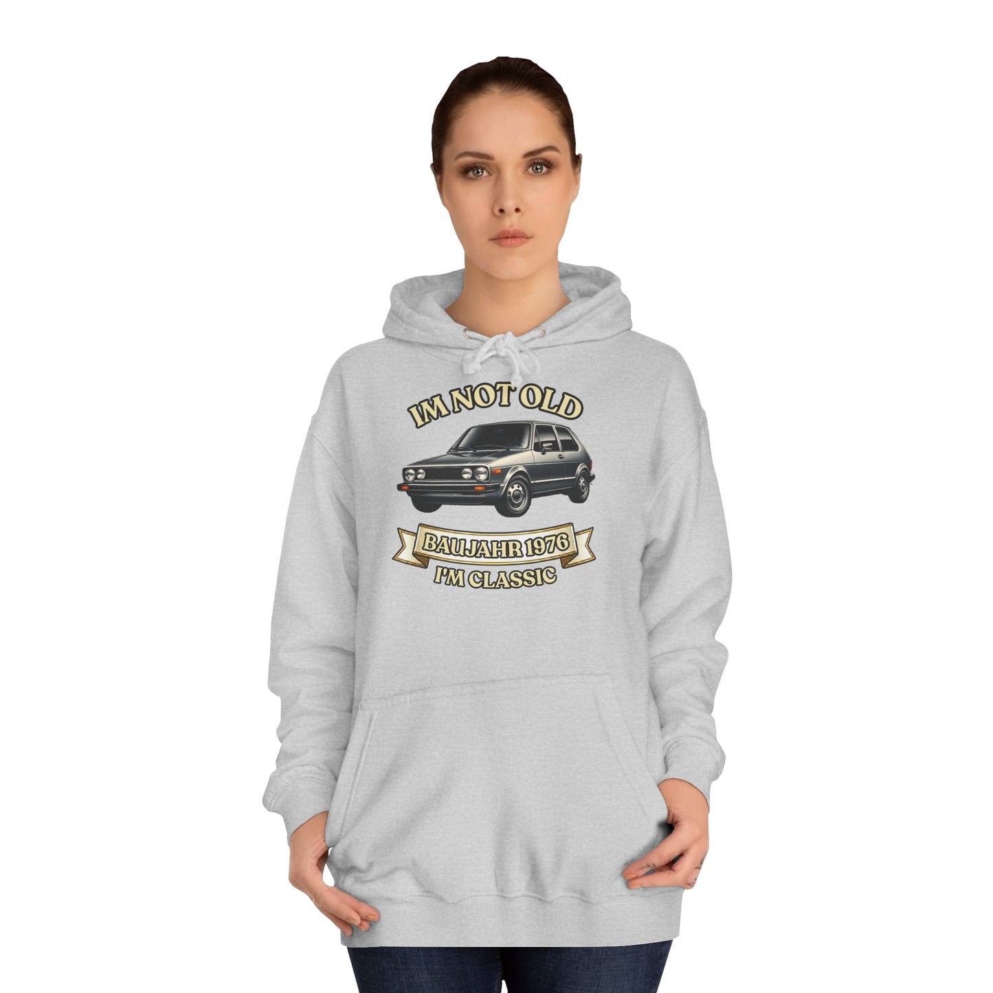I'm Not Old I'm Classic Hoodie Baujahr 1976 – 50. Geburtstag Oldtimer Auto Kapuzenpullover für Männer & Frauen