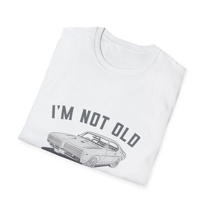 Vintage Muscle Car T-Shirt „I’m Not Old I’m Classic“ – Pontiac GTO Style Retro Shirt