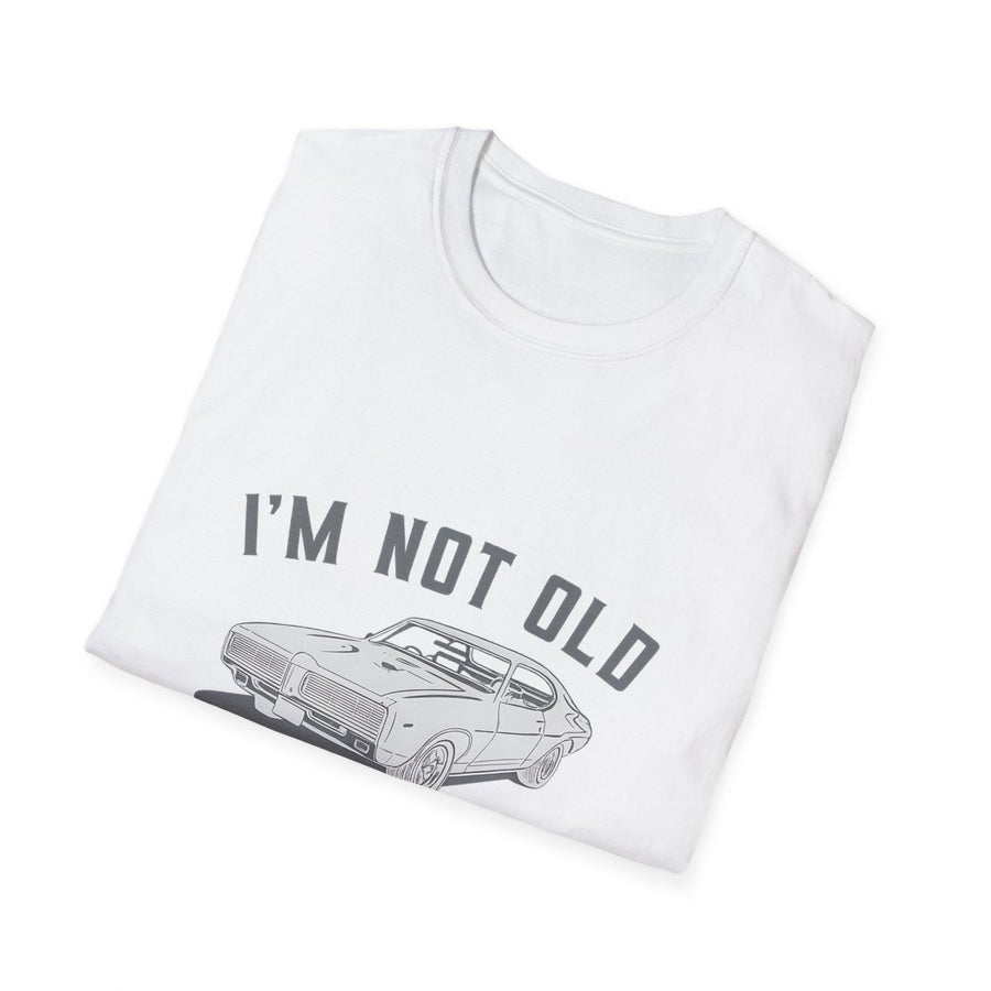 T-Shirt Vintage Muscle Car « I'm Not Old I'm Classic » – Style Pontiac GTO Rétro