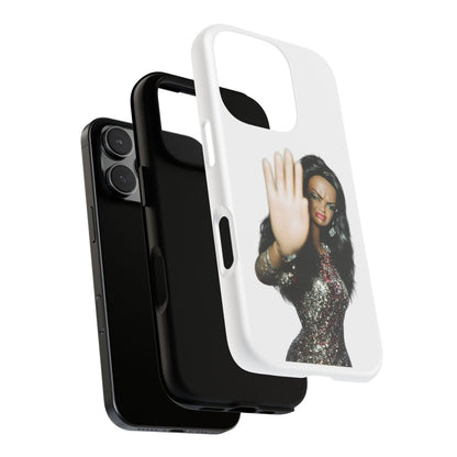 Lustige Handyhülle Talk to the Hand Doll – Freche Handyhülle für iPhone & Samsung