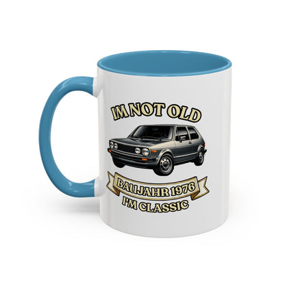 Tasse Baujahr 1976 - I'm Not Old I'm Classic - Oldtimer Kaffeebecher zum 50. Geburtstag
